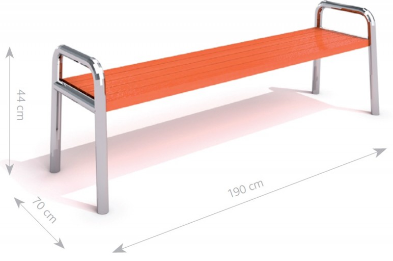 Rostfri bänk 3 - bild 3