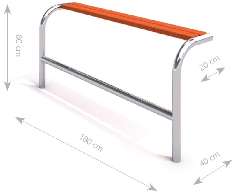 Rostfri bänk 21 - bild 2