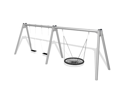 Ferrum med 1st Ø120 fågelbogunga och 2st gungsitsar