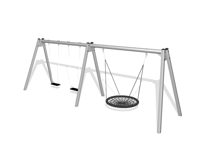 Ferrum med 1st Ø120 fågelbogunga och 2st gungsitsar