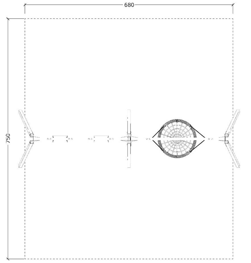 Ferrum med 1st Ø120 fågelbogunga och 2st gungsitsar - bild 4