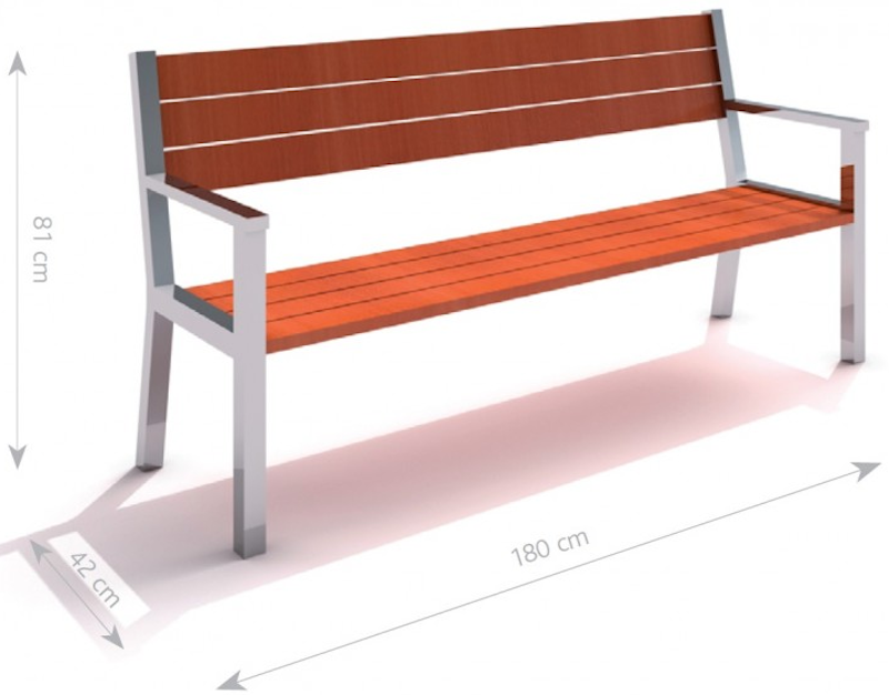 Stålbänk 17 - bild 2