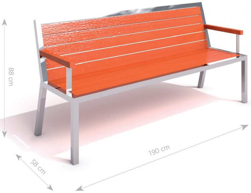 Stålbänk 18 - bild 2