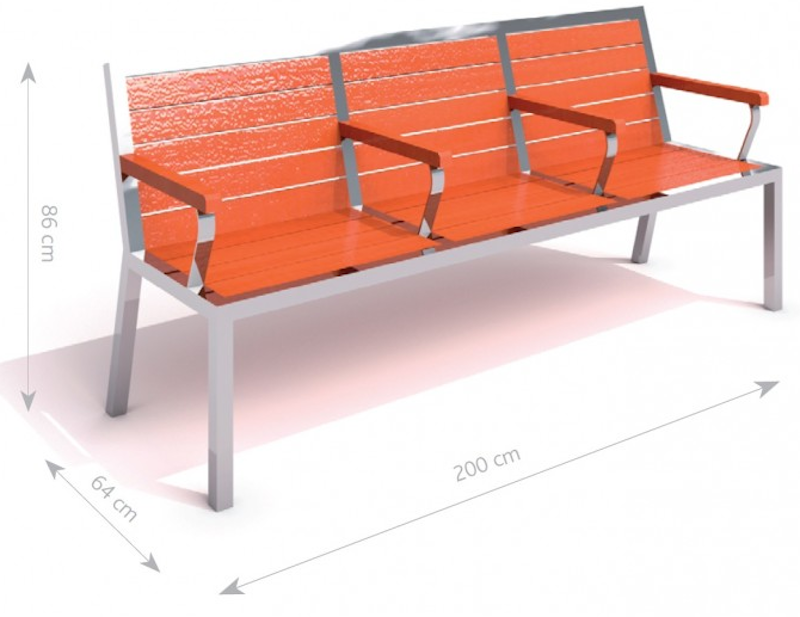 Stålbänk 20 - bild 2