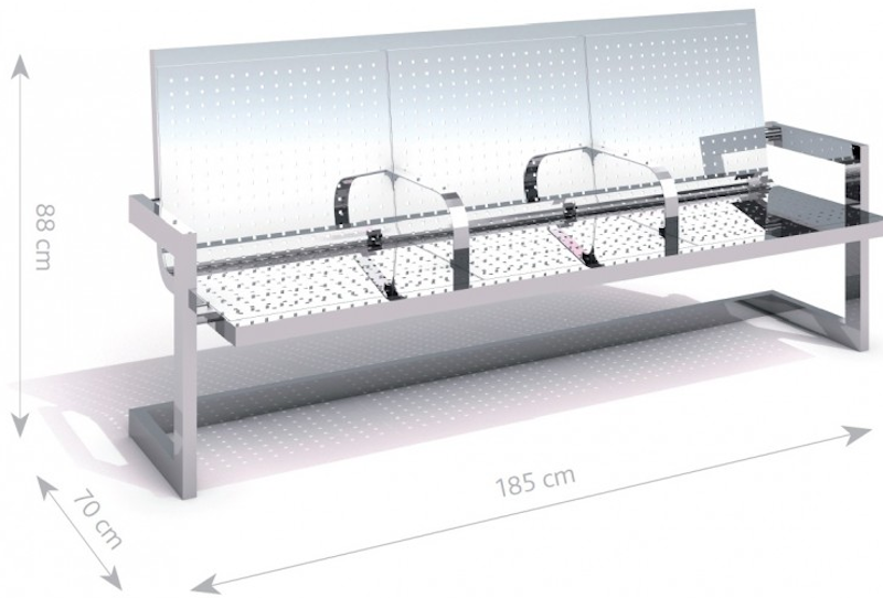 Stålbänk 22 - bild 2
