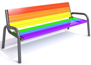 Stålbänk 23 (Pride) - bild 1