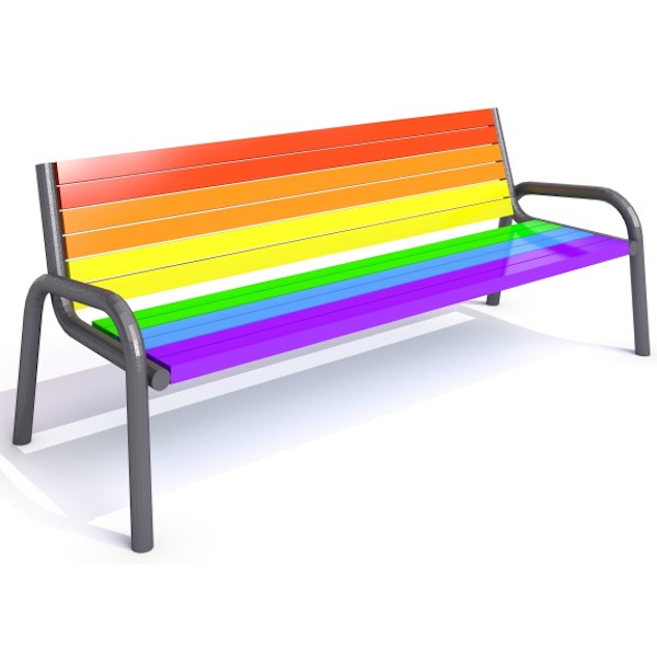 Stålbänk 23 (Pride)