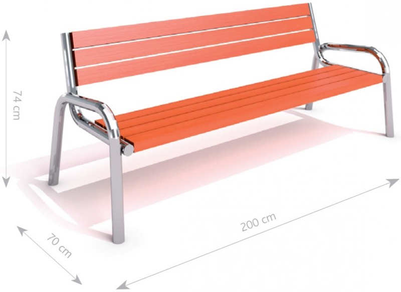 Stålbänk 25 - bild 2