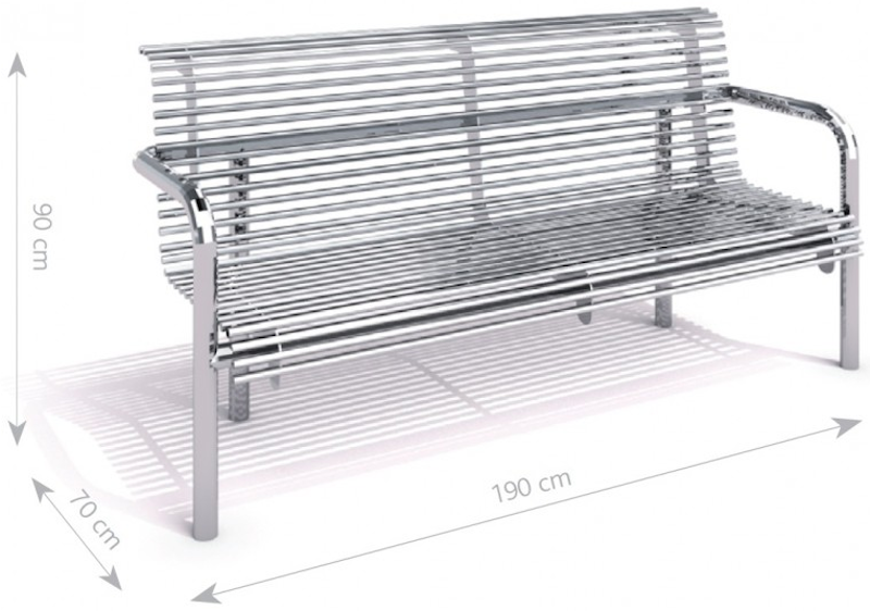 Stålbänk 26 - bild 2