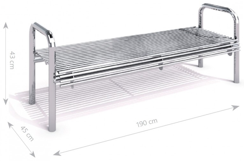 Stålbänk 27 - bild 2