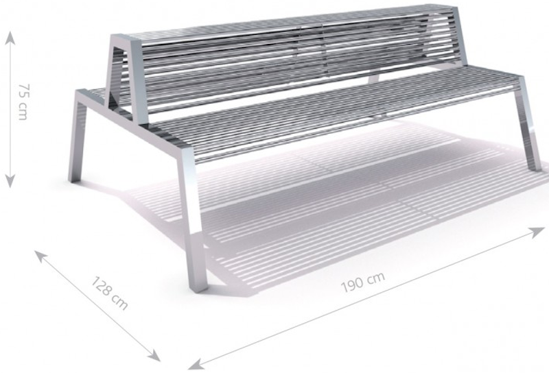 Stålbänk 30 - bild 2