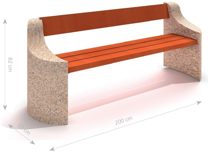 Betongbänk 5 - bild 2