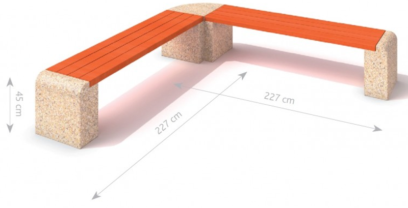Betongbänk 7 - bild 2