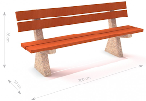 Betongbänk 9 - bild 2
