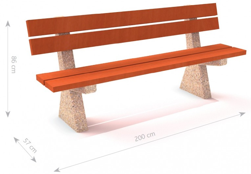 Betongbänk 9 - bild 2