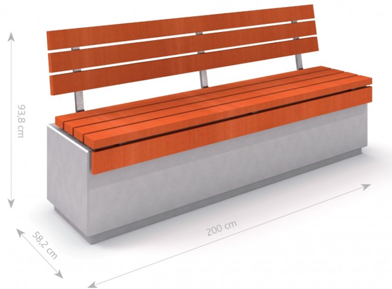 DECO Betongbänk 1 - bild 2