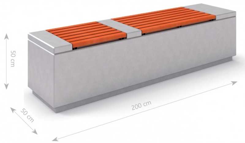 DECO Betongbänk 3 - bild 2