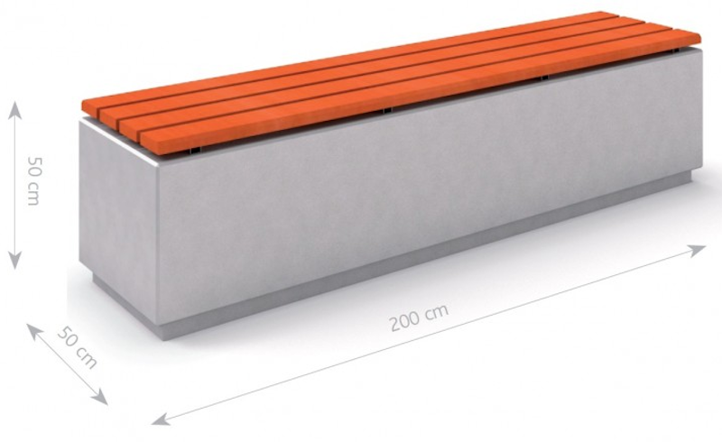 DECO Betongbänk 4 - bild 2