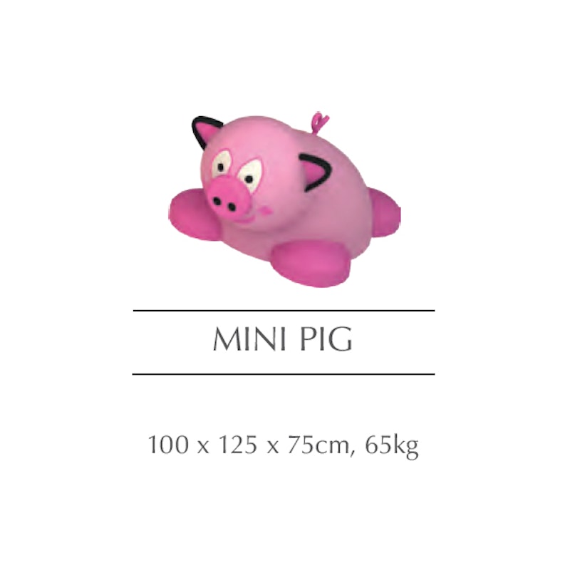 Minigris i gummi  - bild 2