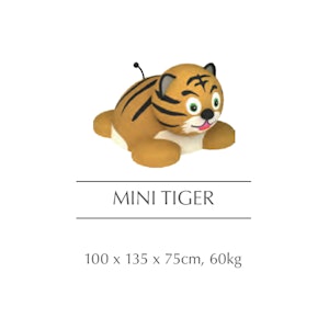 Minitiger i gummi - bild 2