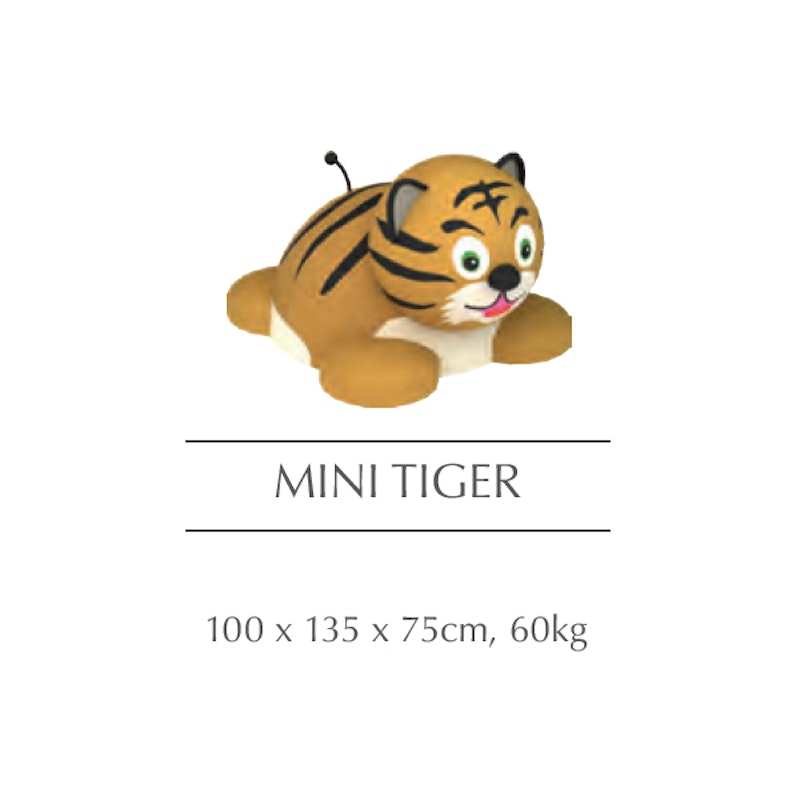 Minitiger i gummi  - bild 2