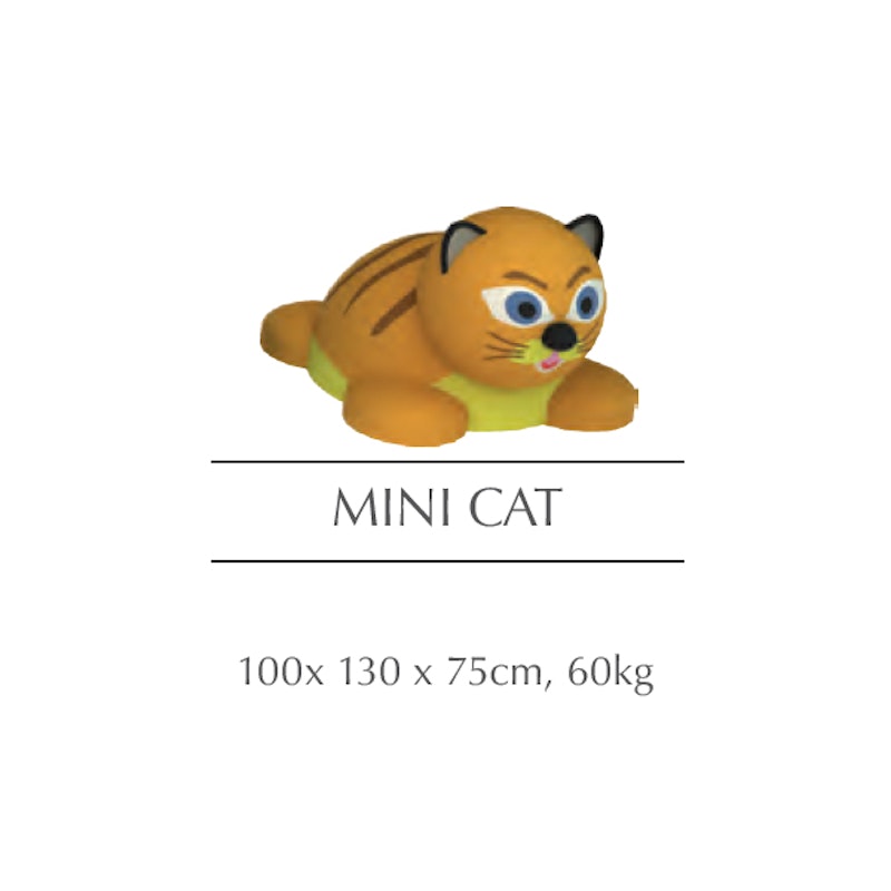 Minikatt i gummi - bild 2
