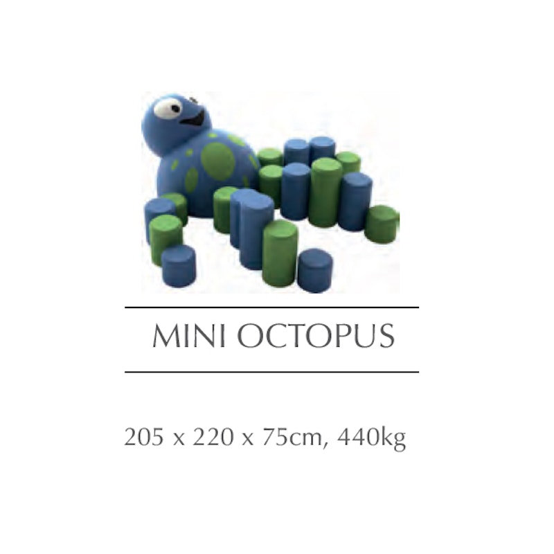 Minibläckfisk i gummi  - bild 2