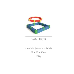 Sandlåda i gummi (Safefloor) - bild 3