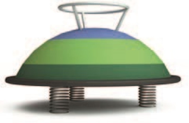 Vippfjäderkulle i gummi 2