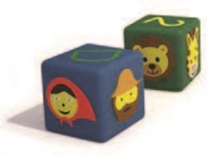 Lärokub i gummi - bild 2