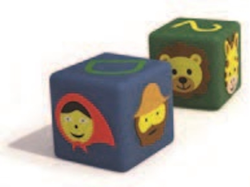 Lärokub i gummi   - bild 2