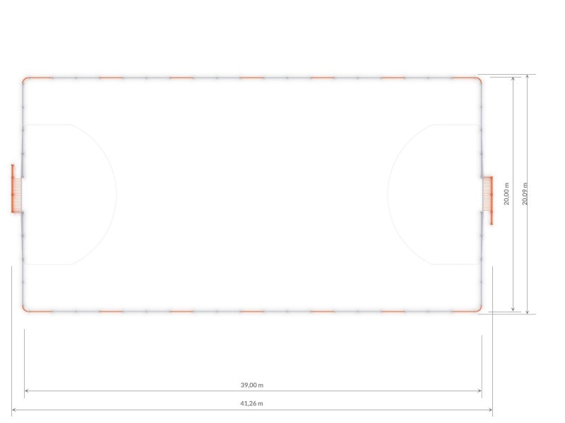 Goliat 39x20 meter - bild 3