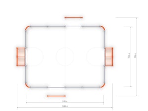 SOCCER RING 3 (9x7m)