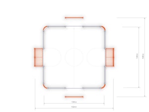 SOCCER RING 1 (7x7m)