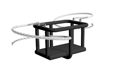 Babygunga med kedjeskydd 