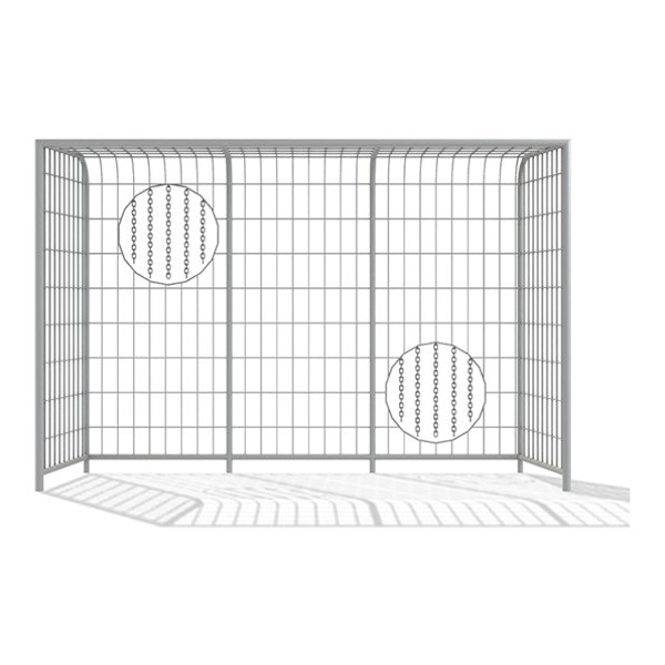Cage m hål 3x2m