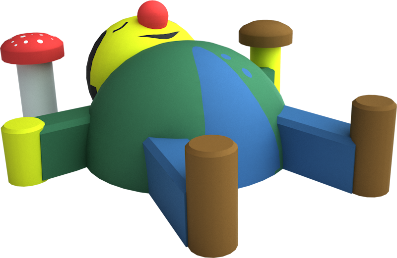 Figur i gummi   - bild 2