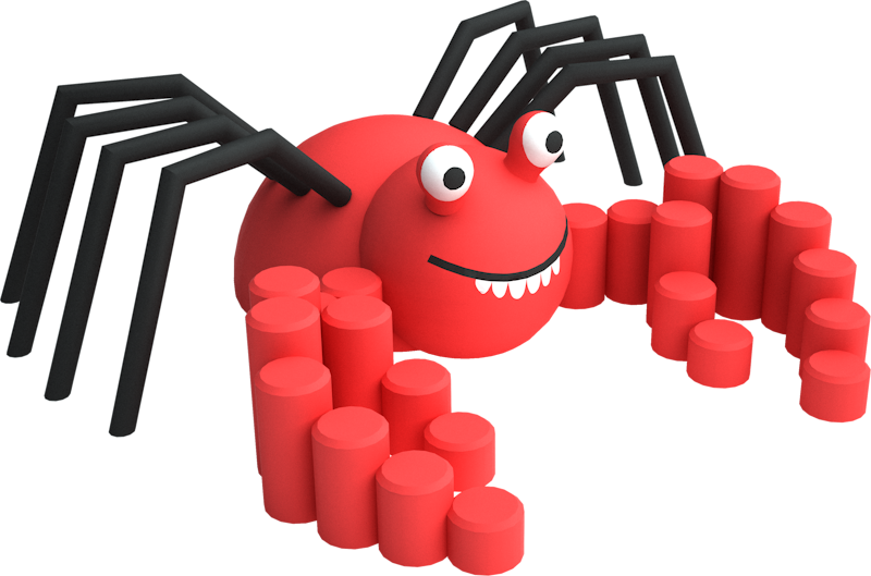 Krabba i gummi  - bild 2