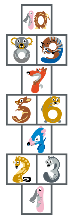 Hopphage Australienska Djur