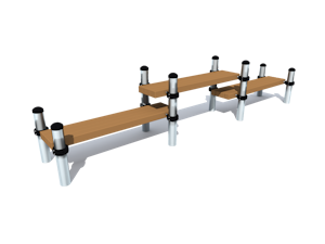 3 Gymnastikbänkar - bild 2