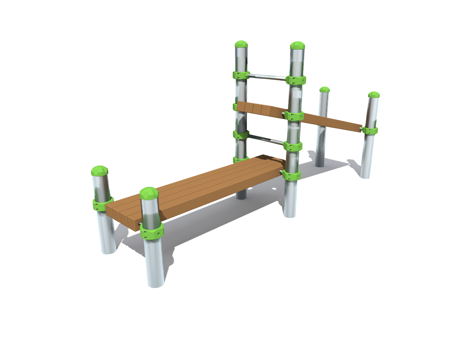2 Gymnastikbänkar