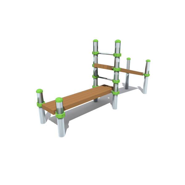 2 Gymnastikbänkar
