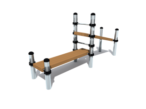 2 Gymnastikbänkar - bild 2