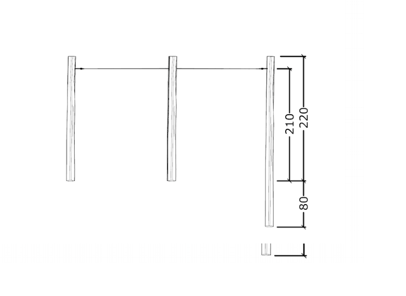 2 Solsegel 3,6x3,6x3,6 - bild 3