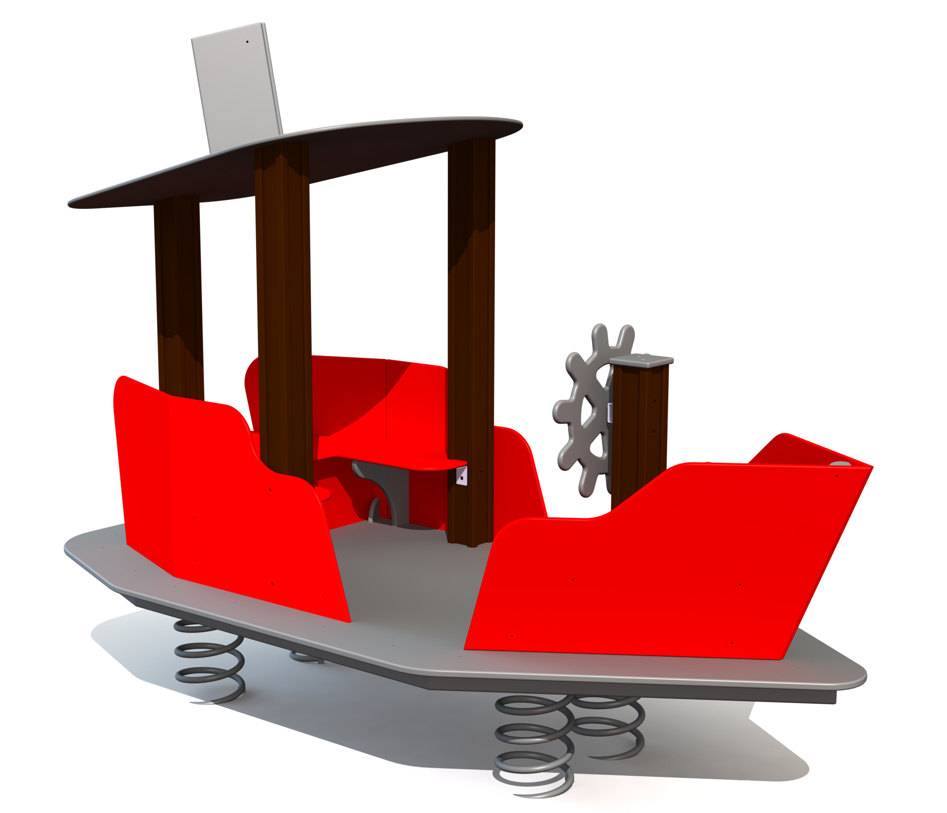 Lekbåt Playboat Uku på fjädrar