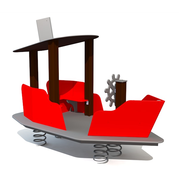 Lekbåt Playboat Uku på fjädrar