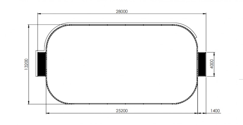 Braga 13x25 meter  - bild 3