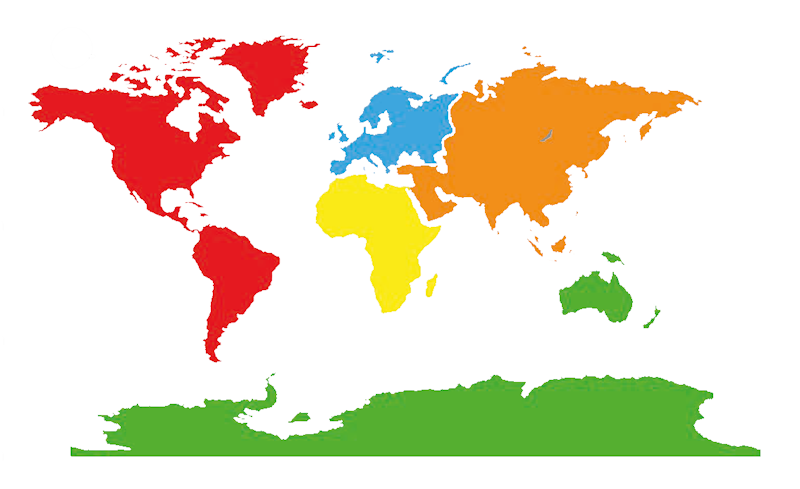 Världskarta 12,6x7,25 meter 