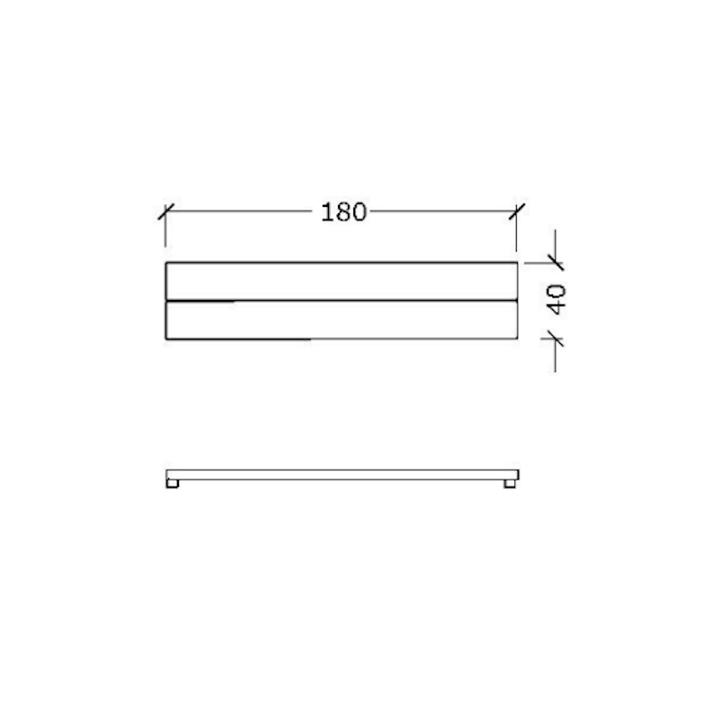 Bänk mellan blomlådor - bild 2