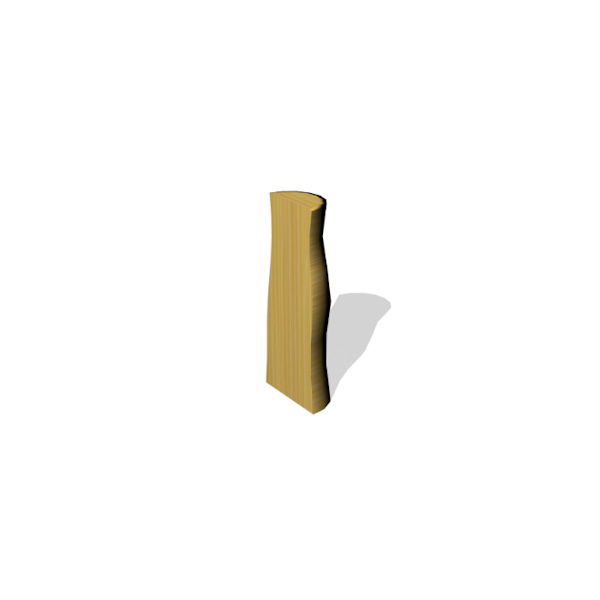 Robinia stolpe halv, Ø12-14 cm L100 cm